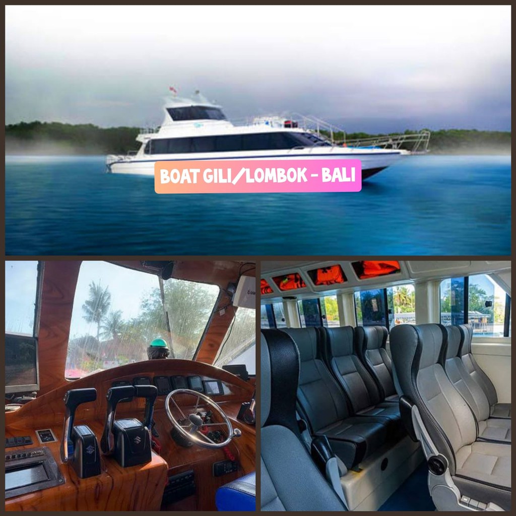 Tiket Fast Boat dari Gili Trawangan, Gili Air, & Lombok Bangsal ke Padangbai Bali