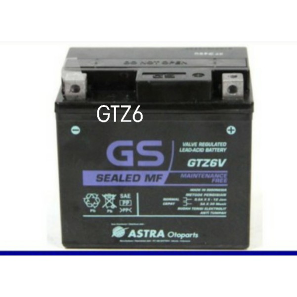 AKI PCX VARIO 125 CBR GS GTZ6V YUASA YTZ6