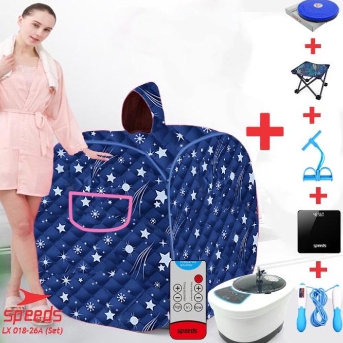 SAUNA PORTABLE - Alat Pelangsing Alami Steam Spa Sauna Room