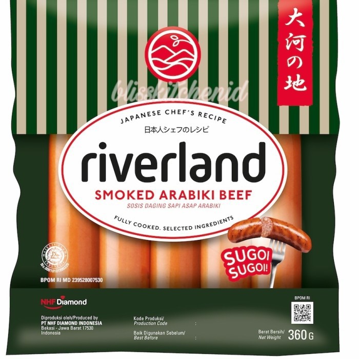 

DL - 016 Riverland Smoked Arabiki Beef Sausage / Sosis Sapi Jepang 360gr