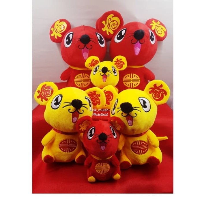 Flash Sale Hiasan Imlek - Boneka Tikus Imlek - Lucky Mouse Uk. S Termurah