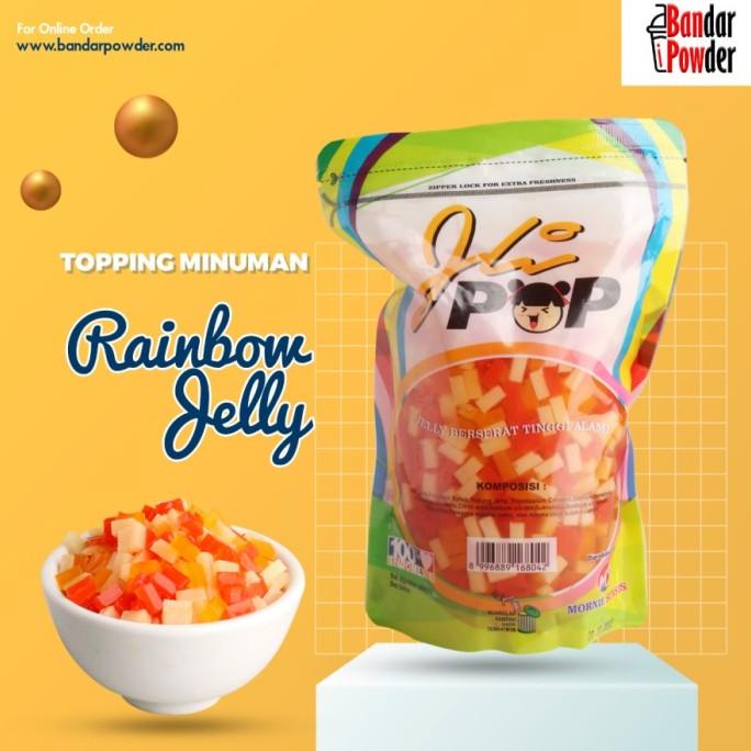 

(:(:(:(] Rainbow Jelly 500gr - Topping Minuman Jelly Pelangi - Bandar Powder