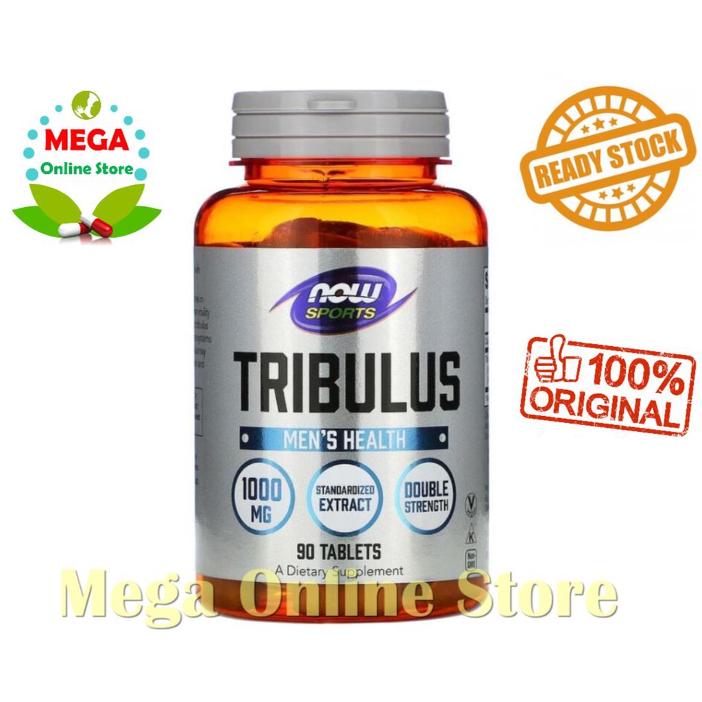 Original Now Sports Tribulus Testosteron Booster 1000 Mg 90 Tablet
