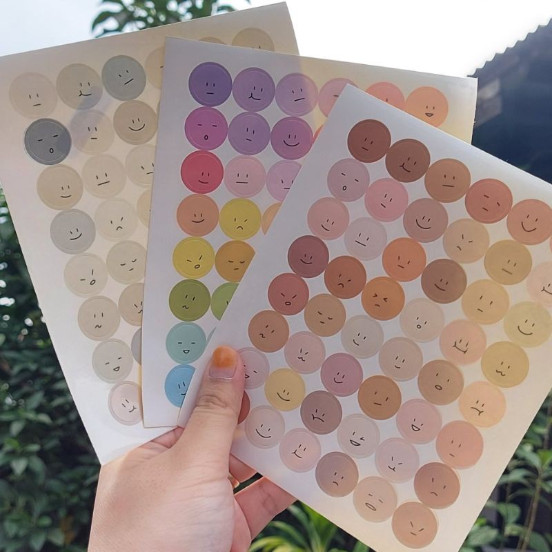 

Sticker Moody A6 (KissCut) untuk Bujo
