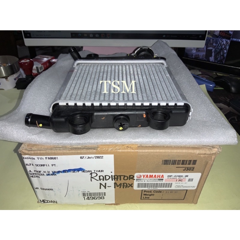 RADIATOR YAMAHA NMAX/AEROX155 2DP 100% ORIGINAL