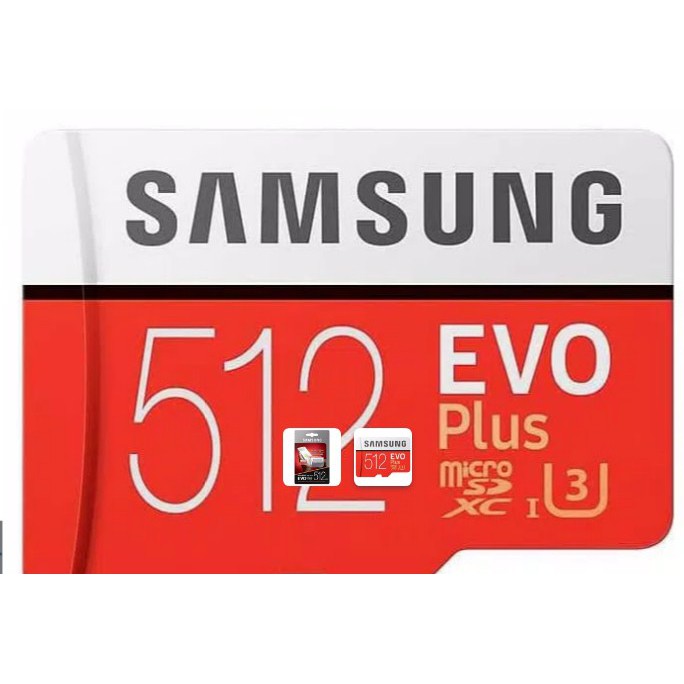 Samsung Micro SD EVO Plus Class 10 UHS-1 U3 100MB/s 512GB w/SD Adapter ORIGINAL 100%! Ready Stock! S