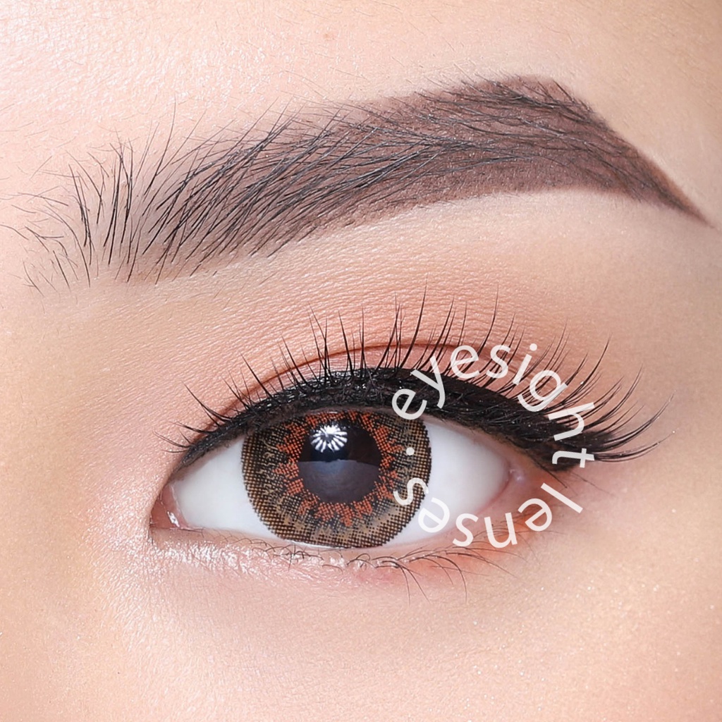 EYESIGHT LENSES Softlens Puffy 3 Tone Brown (2pcs/sepasang)