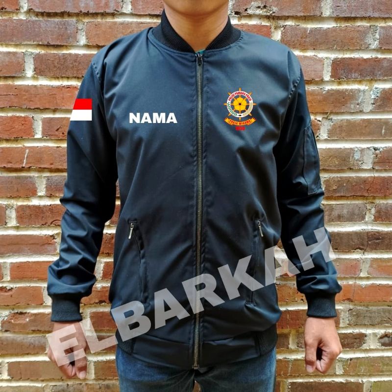 JAKET BOMBER LOGO SATPOL-PP JAKET BOMBER BISA CUSTOM LOGO SENDIRI jaket bomber waterfroop jaket bomber terbaru