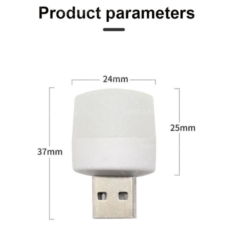 LAMPU LED MINI USB PUTIH