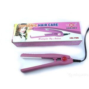 Catokan Mini Haidy Haidi Hair Straightener Pink Hitam Biru Random