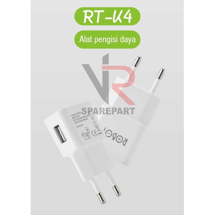 BATOK ROBOT RT - K4 BATOK KEPALA CHARGER 5V 1A