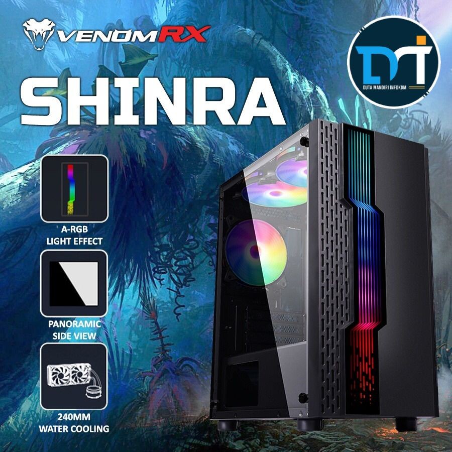 VenomRX SHINRA - Acrylic Side Panel m-ATX Gaming Case