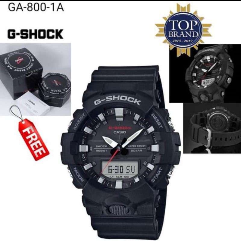 Jam Pria Merk Gshock GA800 & GA 800 Ori BM Baterai FullSet