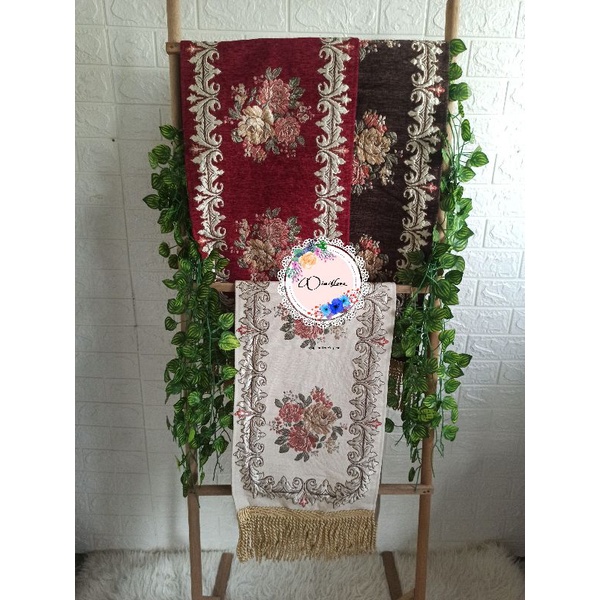 TABLE RUNNER BUFFET BELGI IMPORT / TABLE RUNNER / TABLE RUNNER SHABBY / TABLE RUNNER VINTAGE / 120CM