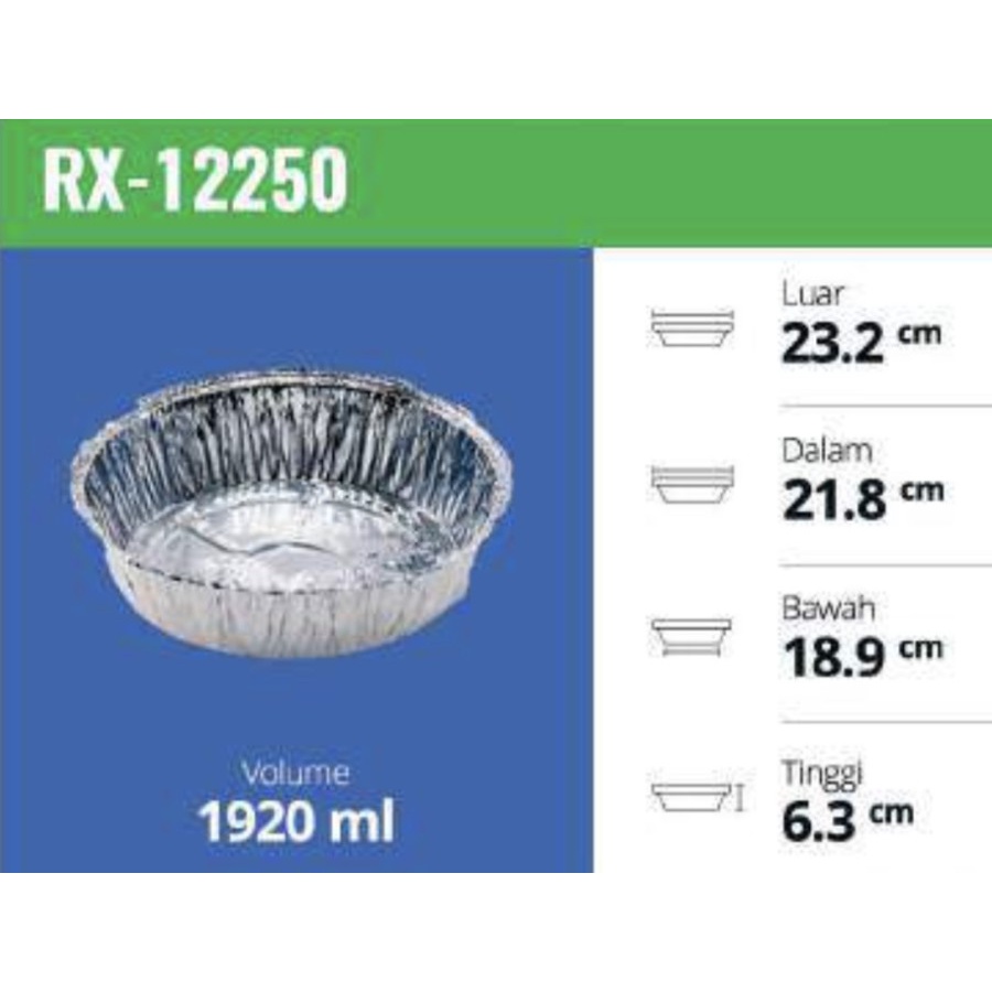 Aluminium Tray / RX 12250 / Aluminium Cup