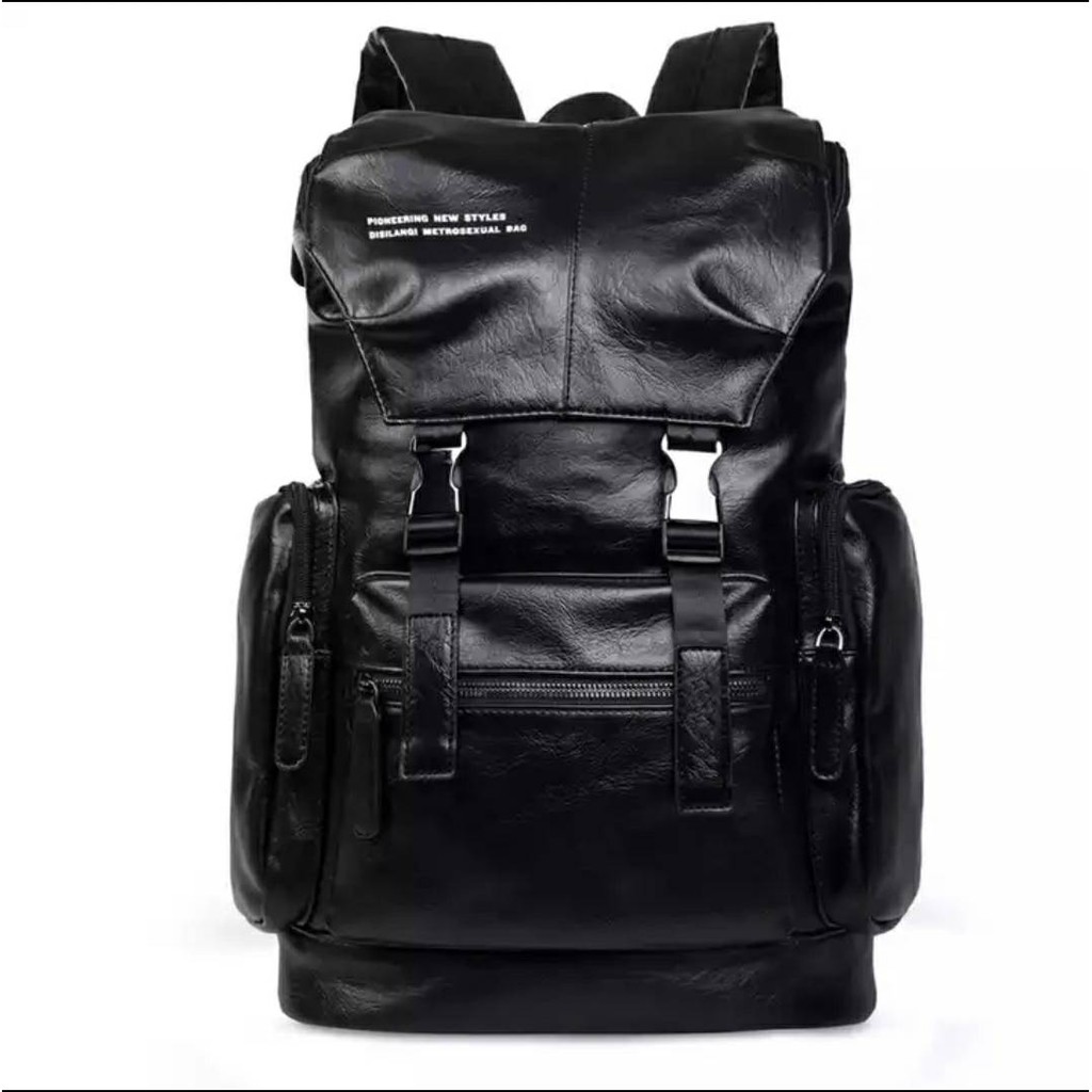 TTbag Klub New Arrival - Tas Ransel Kulit IAC Backpack Up to 15 inch - Tas Pria Tas Wanita Daypack