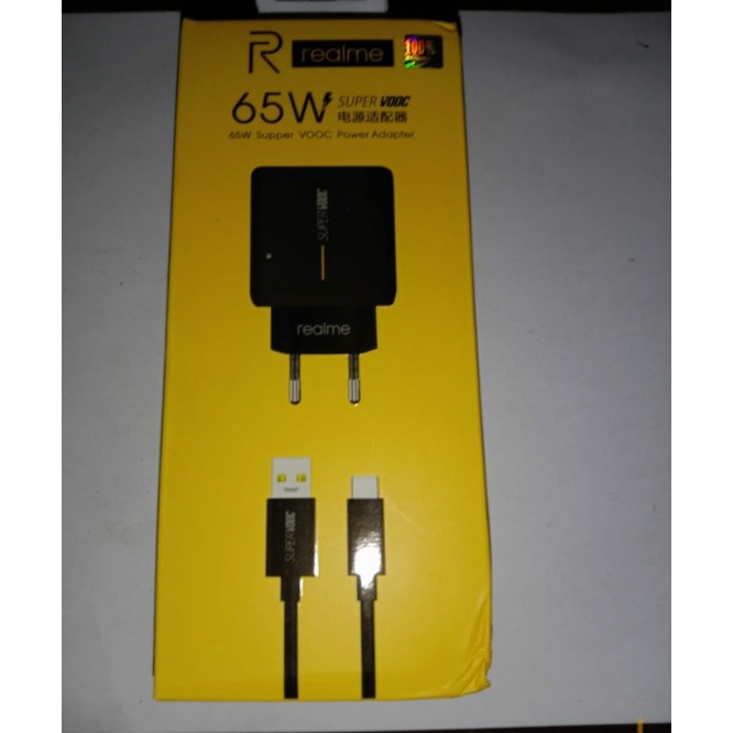 Charger Realme SuperDart 65WCharging Vooc Adapter
SuperDart 65W