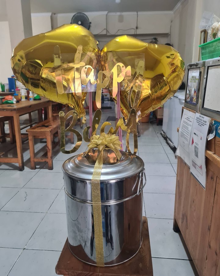 Dandang Baso Stenless Uk28-30-32 Cm ( Tebal 0.4 Ml )