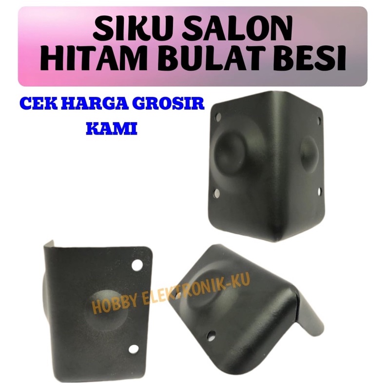 SIKU SALON BULAT BESI HITAM