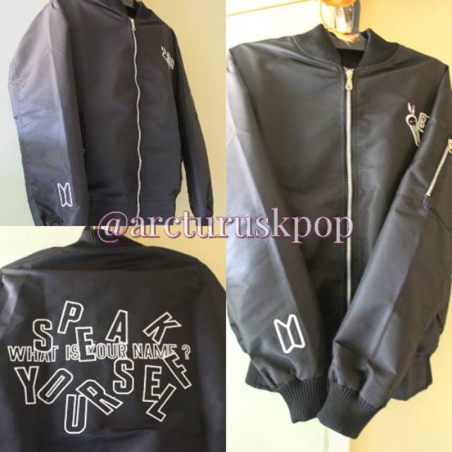 BTS SPEAK YOURSELF BOMBER JACKET