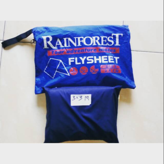 Flysheet bekas Flysheet second seken 2x3 3x3