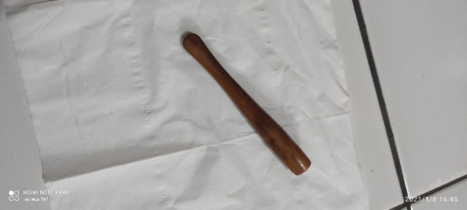 Pipa Rokok Kerajinan Tangan Kayu Kelor Emas (allwi Store)