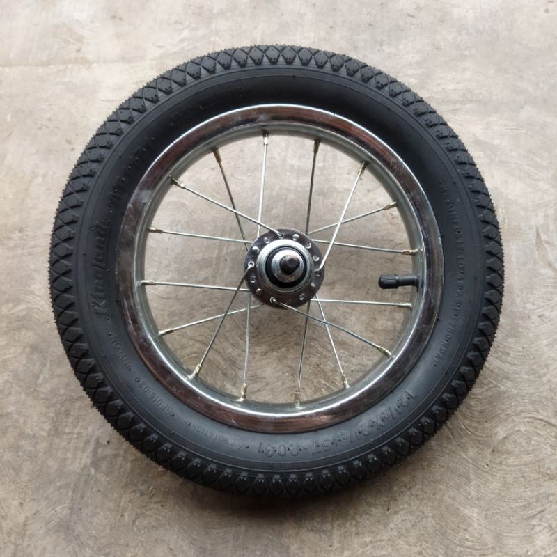 velg wheelset 12 merk United sepeda pushbike, balance bike