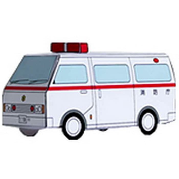 DIY Miniatur Papercraft Kendaraan Mobil Ambulance