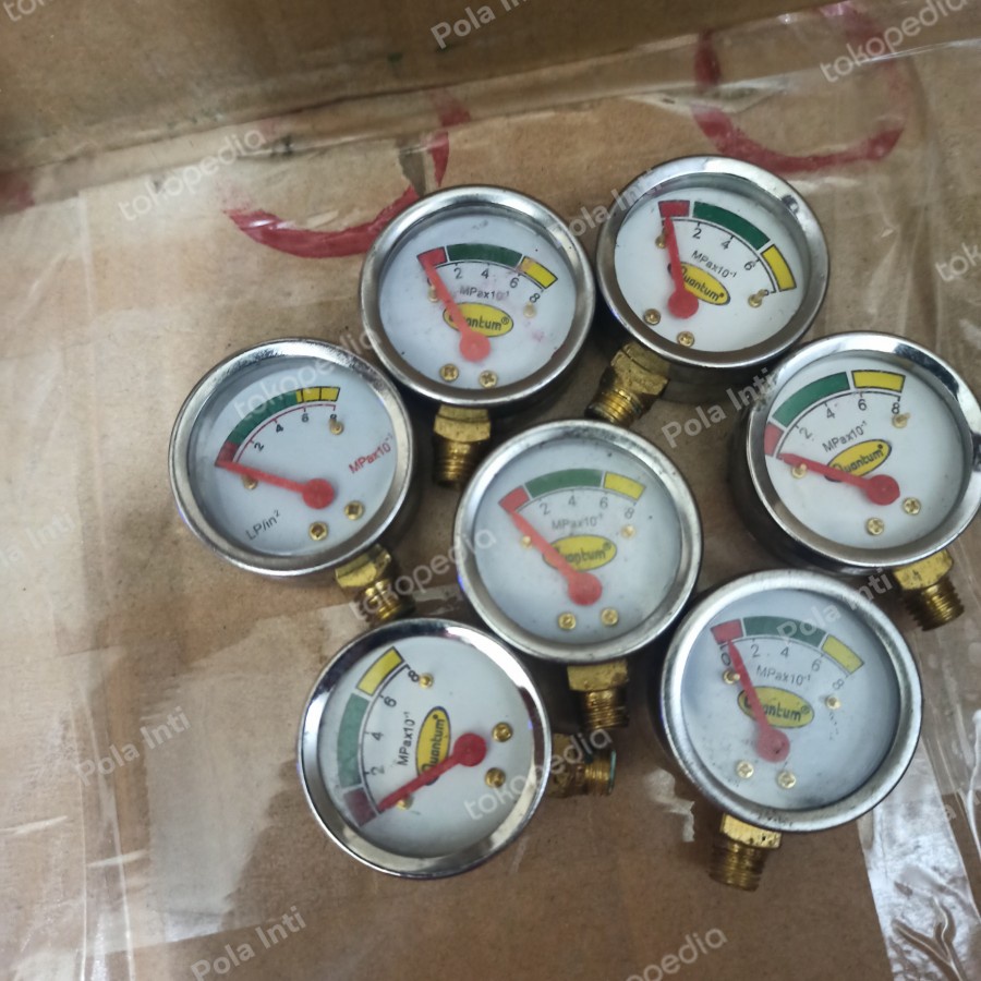 Pressure Gauge Meteran Regulator Quantum Manometer Quantum Termurah