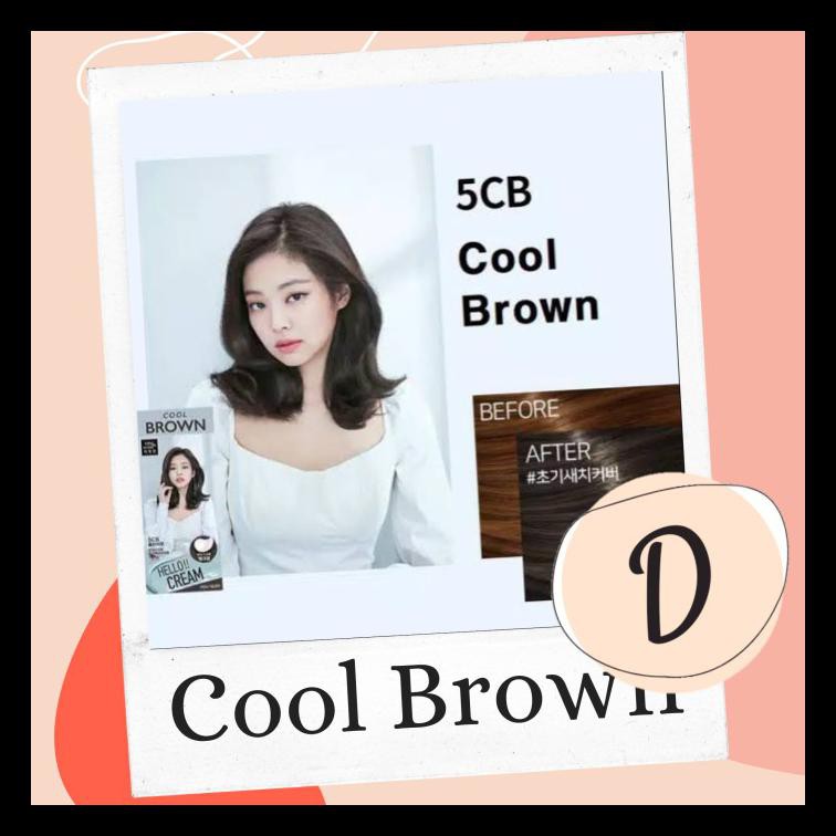 SPECIAL Mise en scene Hello Cream Hair Dye Coloring (Blackpink Edition) - Mute Brown