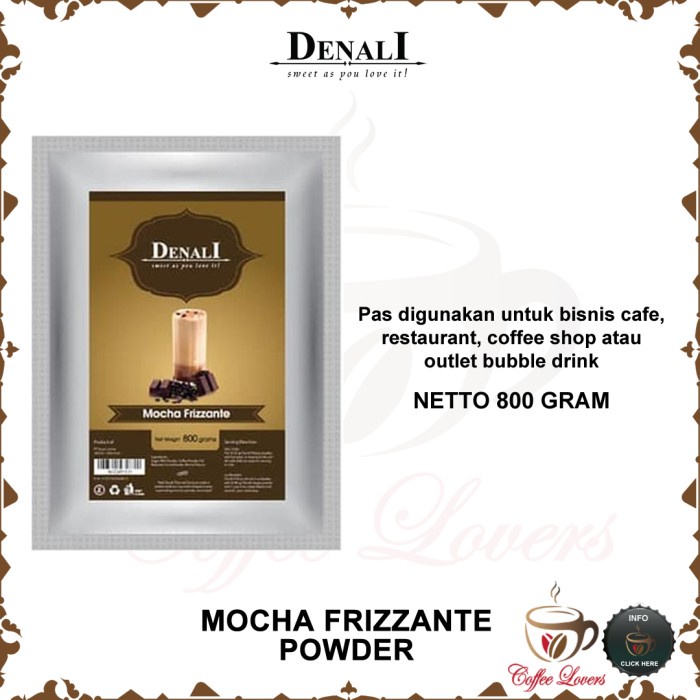 

DENALI FRAPPE POWDER MOCHA FRIZZANTE POWDER MINUMAN BUBUK RASA MOCHA TERMURAH