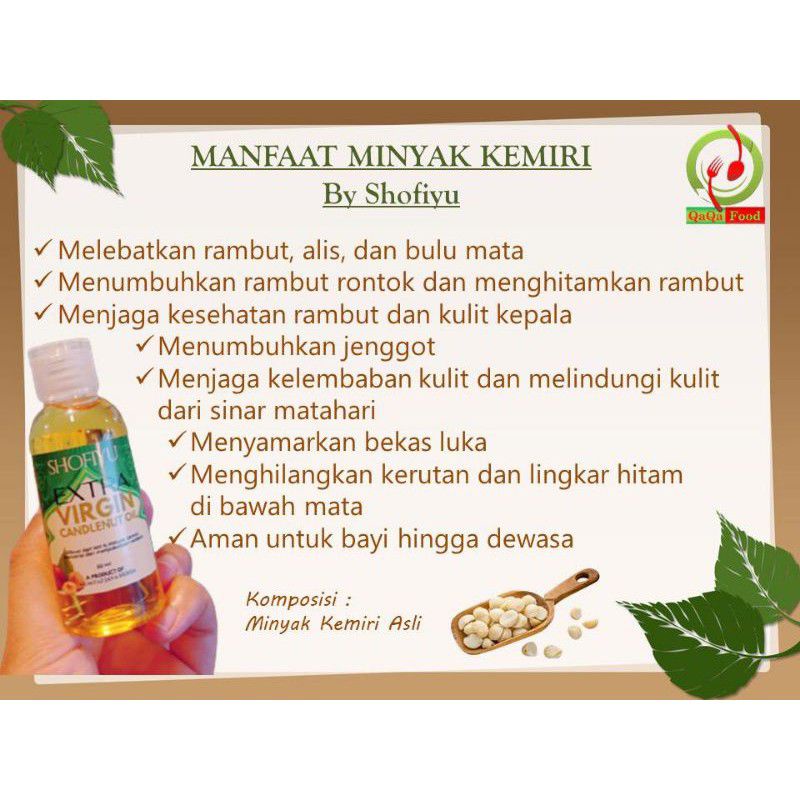 Shofiyu Candlenut Oil Minyak Kemiri by Mumtaz Java Herba JavaHills Honey