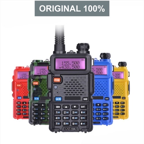 BAOFENG Radio Handy Talkie HT UV-5R Walkie Talkie VHF/UHF Warna Kuning