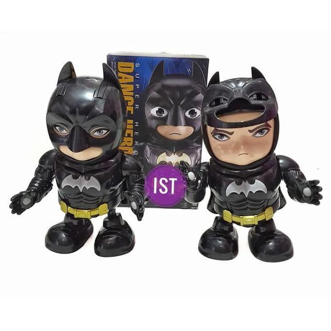 Promo  barang bagus  Mainan Anak Batman Super Hero Dance Robot