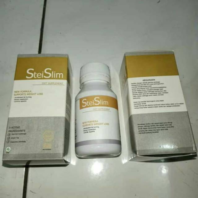 Pusat Obat Pelangsing Badan SteiSlim Original Herbal Diet Cepat Stei slim