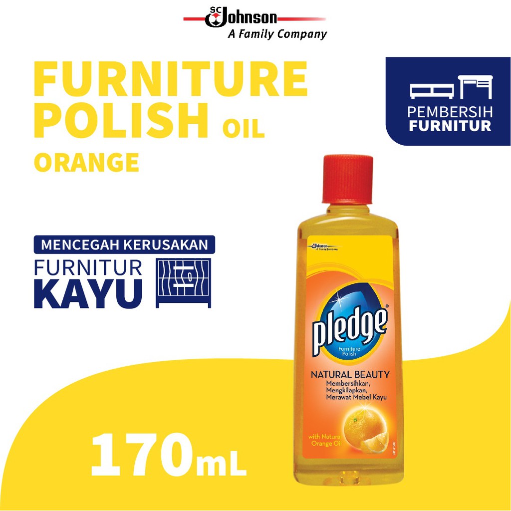 Pledge Furniture Orange OIL 170 ml