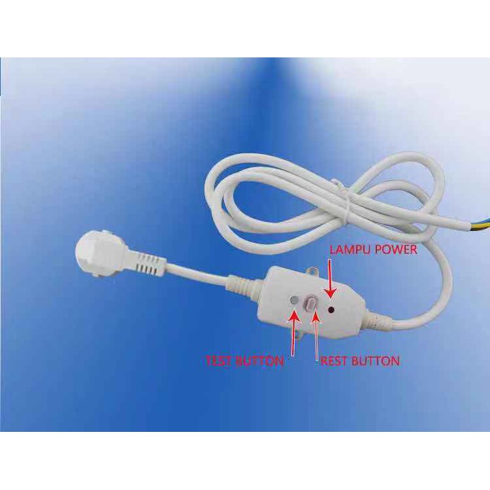 Kabel ELCB Cable &amp; Plug Water Heater Wasser Ariston Pengaman Arus