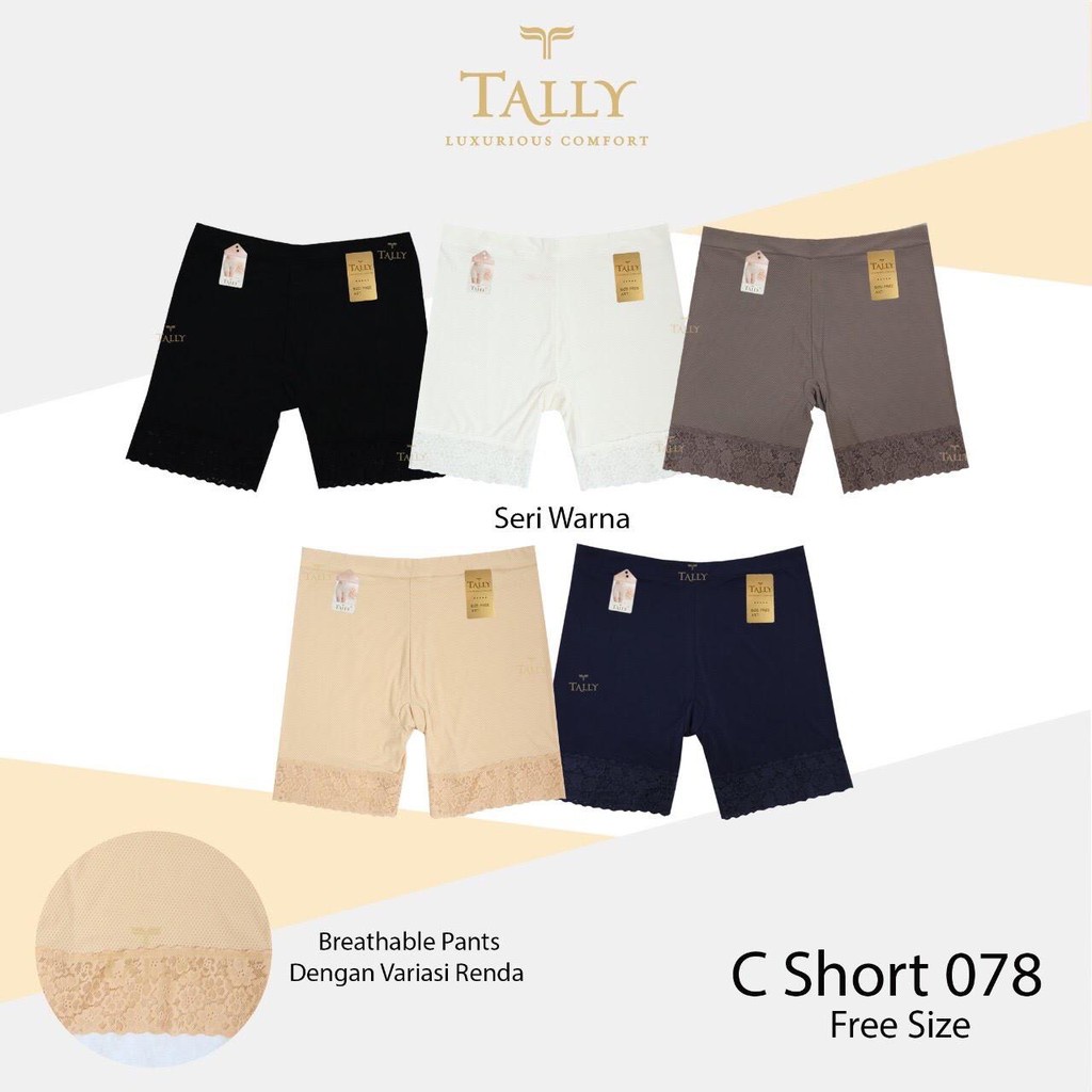 Short Celana Bahan Nylon | Pakaian Dalam Wanita Tally 078