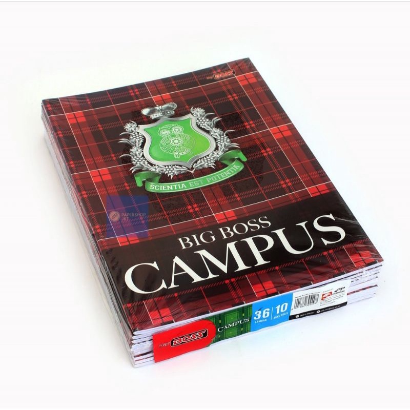 

Buku Tulis Big Boss CAMPUS isi 36 Lembar / Satuan