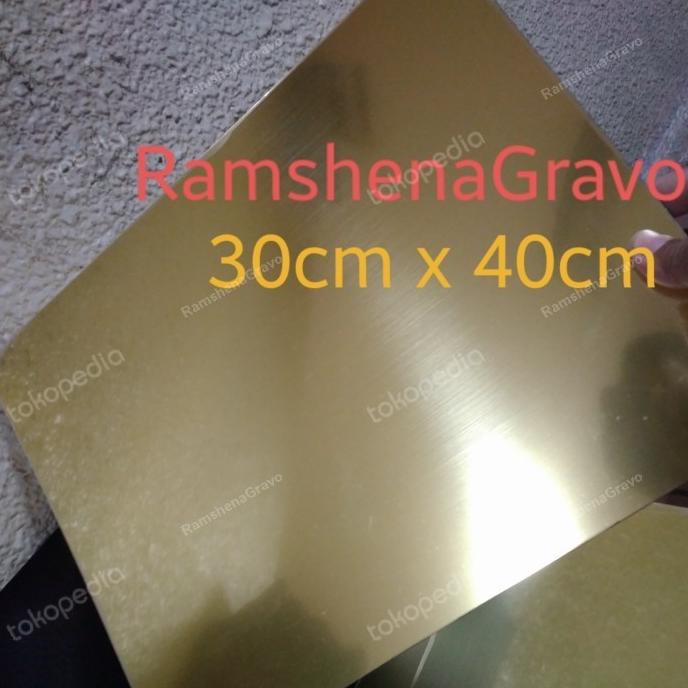 

Office & Stationery | Document Organizer | Gravoply Gold/Hairline/Bahan Nama Dada/Name Tag/30X40Cm Tebal 1.5Mm | Best Seller