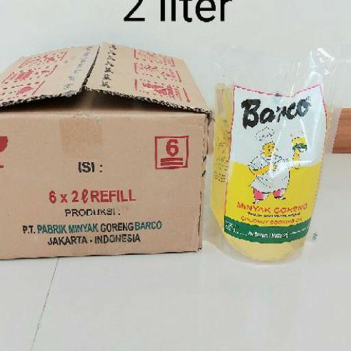 

Bisa COD Minyak goreng kelapa barco 2 liter