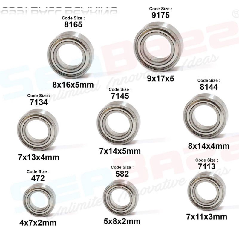 bearing reel pancing untuk reel atau line roller ini hanya bearing saja harga per 1pc