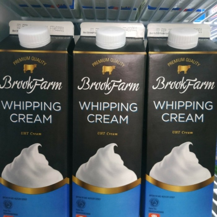 

Krim- Brookfarm Whipping Cream 1Ltr | Whipping Cream Brookfarm 1000Ml -Krim.
