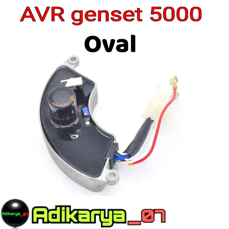 avr genset AVR Genset Bensin 5000 Generator 5000 - 7000 Watt OVAL Plastik