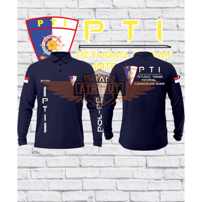 kaos polo pol-pp pti / kaos polo pti / kaos wangki pol-pp pti / kaos wangki pti / kaos berkerah pol-
