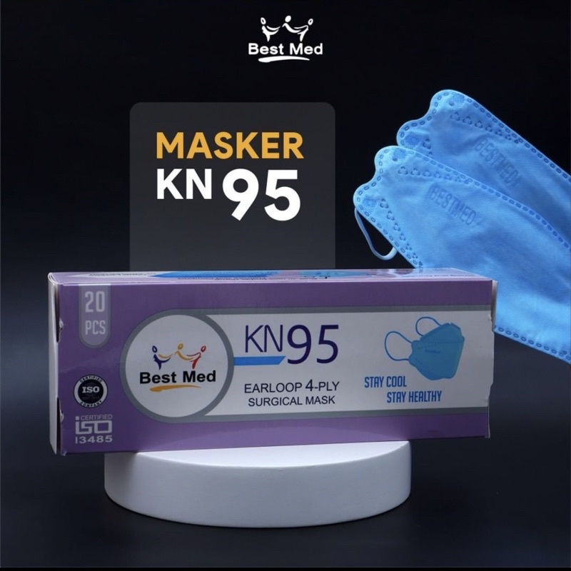Original Bestmed Masker KN95 4ply Exp Baru
