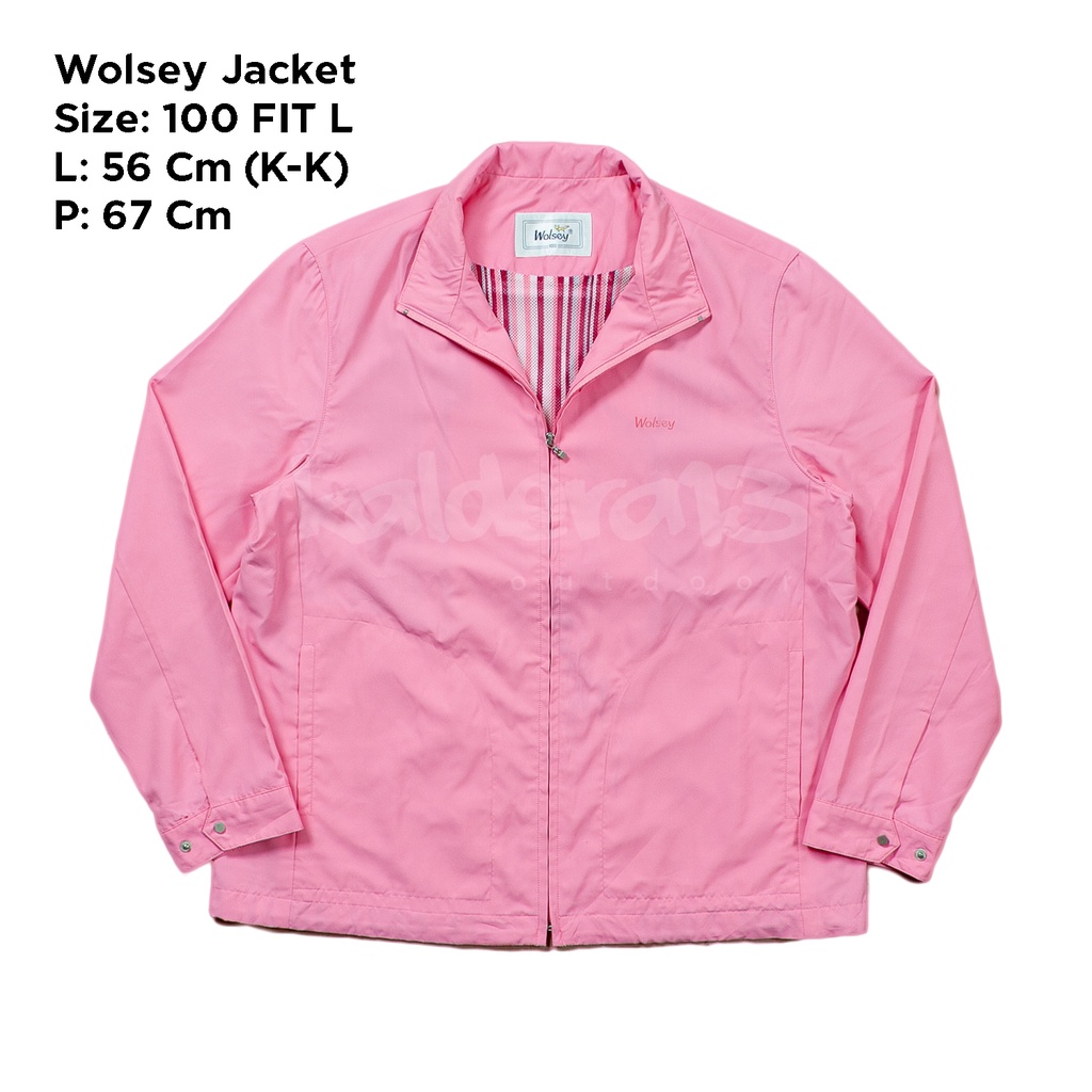 Jaket Windbreaker Wolsey casual Size M