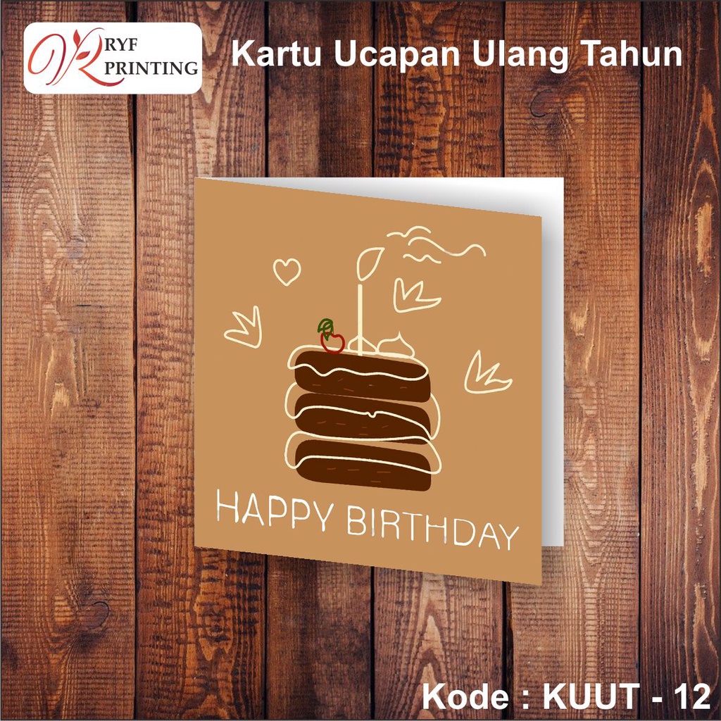 Jual KARTU UCAPAN ULANG TAHUN / BIRTHDAY GREETING CARD | Shopee Indonesia