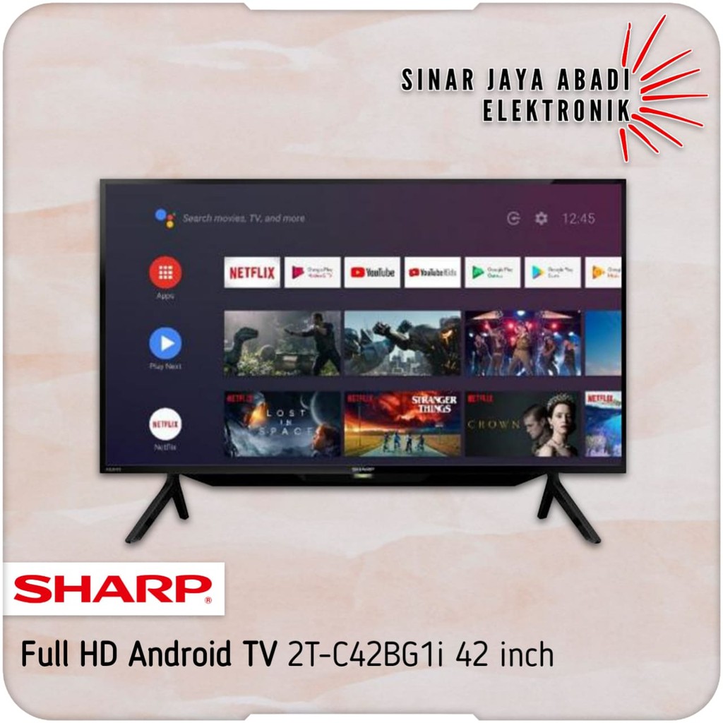 Sharp 2T-C42BG1i Smart Android TV Full HD [42 Inch]