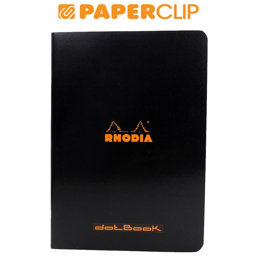 

NOTEBOOK RHODIA A5 STAPLEBOUND BLACK DOT GRID 119186C